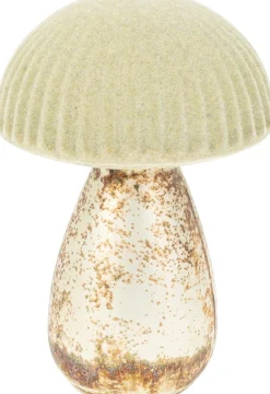 Sfeermakers|Herfst|ohgreen Paddenstoel in glas beige 13cm