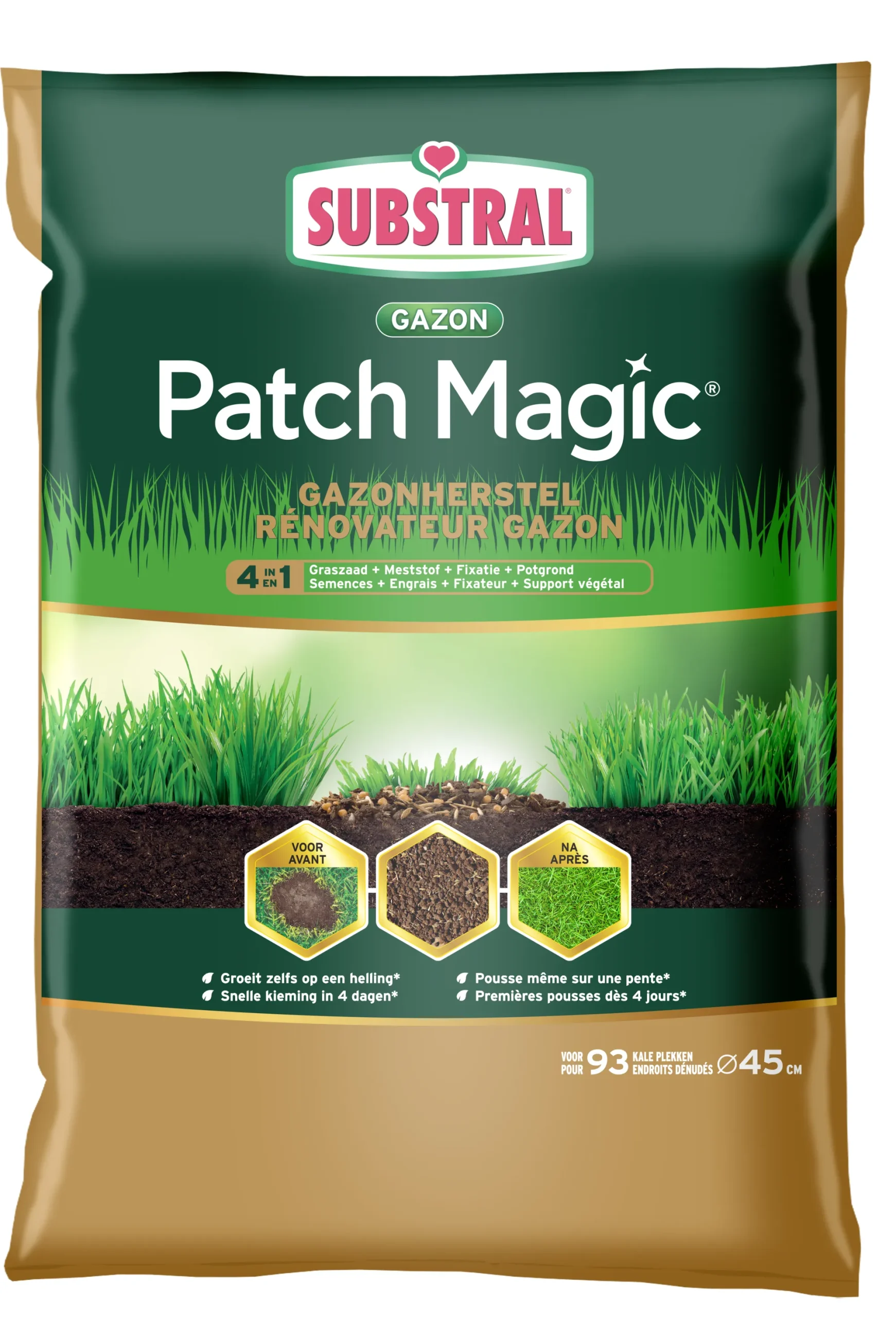 Zaden|Ecocheques|ohgreen Patch Magic® Herstelgazon 4-in-1 7kg