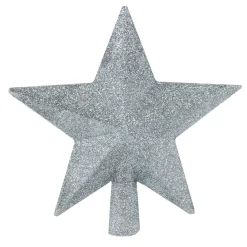 Kerstornamenten|ohgreen Piek ster glitter lichtblauw