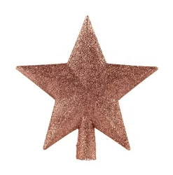 Kerstornamenten|ohgreen Piek ster glitter oudroze