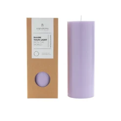 Kaarsen|ohgreen Pillar kaars lila