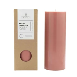 Kaarsen|ohgreen Pillar kaars roestrood