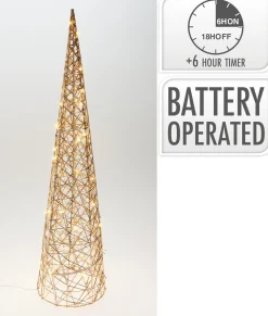 Deco Verlichting Binnen|ohgreen Piramide 80cm met led
