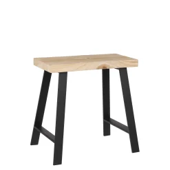 Meubilair|ohgreen Plano kruk l.bruin - l46xb32xh46cm