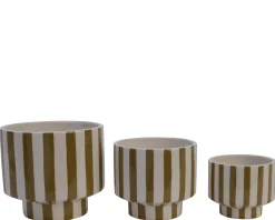 Potten En Vazen|ohgreen Planter dolomiet wit 8cm