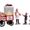 Lemax Kerstdorpen|ohgreen Popcorn seller, set of 4