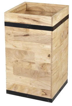 Hout|ohgreen Pot Acacia FSC kubiek w35h55