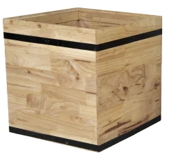Hout|ohgreen Pot Acacia FSC kubiek w35h36