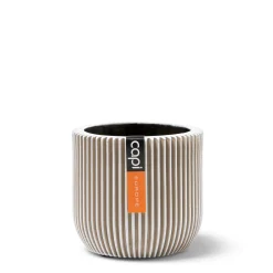Potten En Vazen|ohgreen Pot bol Groove 17x15