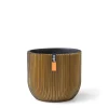 Potten En Vazen|ohgreen Pot bol Groove 17x15