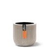 Potten En Vazen|ohgreen Pot bol Groove 9x8