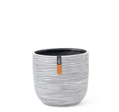Potten En Vazen|ohgreen Pot bol Rib 17x15