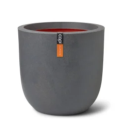 Kunststof|ohgreen Pot bol smooth 54x52 d.grijs