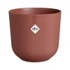 Potten En Vazen|Ecocheques|ohgreen Pot jazz rond 16cm toscaans rood