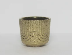 Potten En Vazen|ohgreen Pot plating gold 11x9cm