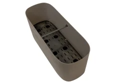 Kunststof|Ecocheques|ohgreen Pot Respect balkonbak met reservoir 50h19 grn-grs