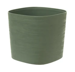Kunststof|Ecocheques|ohgreen Pot Respect met reservoir 25x25h21 groen-grijs