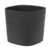 Kunststof|Ecocheques|ohgreen Pot Respect met reservoir 20x20h17 zwart-antraciet