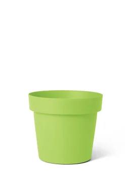 Kunststof|Ecocheques|ohgreen Pot rond happy 16 cm lime