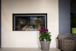 Kunststof|Ecocheques|ohgreen Pot rond happy 30h 23 cm antraciet