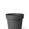 Kunststof|Ecocheques|ohgreen Pot rond happy 35h 29 cm antraciet