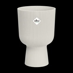 Potten En Vazen|Ecocheques|ohgreen Pot vibes fold coupe 14cm zijdewit