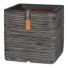 Kunststof|Ecocheques|ohgreen Pot vierkant rib 40x40x40 antr