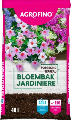 Bodemverbetering|Ecocheques|ohgreen Potgrond voor bloembakken en terraspotten Aquasave 40l