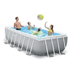 Zwemmen|ohgreen Prism rectangular frame pool set 400x200x100cm