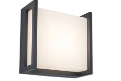 Verlichting|Ecocheques|ohgreen Qubo wandlamp donkergrijs led 9.5w