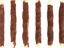 Hond Voeding|ohgreen R'hide stokjes omwikkeld met konijn 15mm 15cm 6st 180gr