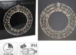 Deco Verlichting Buiten|ohgreen Ring 58cm 840led warm wit