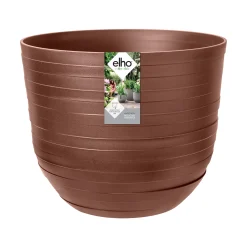 Kunststof|Ecocheques|ohgreen RINGS ROND 30CM ROESTBRUIN