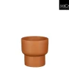 Potten En Vazen|ohgreen Riva pot rond terra - h14xd15cm