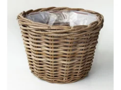 Manden|ohgreen Ronde mand antiekgrijs