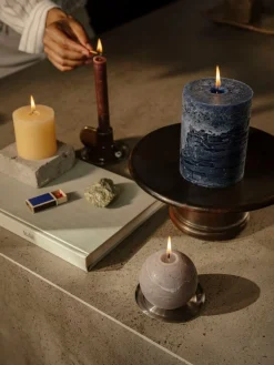 Kaarsen|ohgreen Rustieke pillarkaars