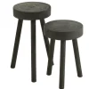 Sfeermakers|ohgreen S/2 krukjes paulown zwart (29x29x56cm)