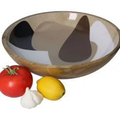 Sfeermakers|ohgreen Schaal organische hout beige 34x34x8cm