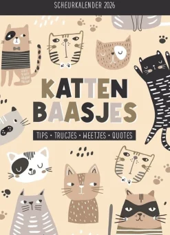 Kalenders|ohgreen Scheurkalender 2026 kattenbaasjes