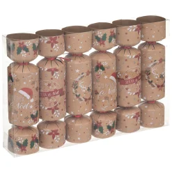 Cadeaupapier-En Linten|ohgreen Set van 6 crackers