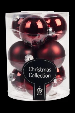 Kerstballen|ohgreen Set van 9 kerstballen