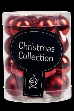 Kerstballen|ohgreen Set van 24 kerstballen