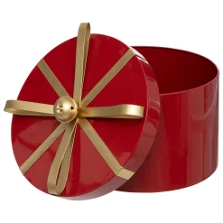 Thema Classic|Kerstdecoratie|ohgreen Set van 3 ronde metalen dozen