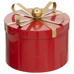 Thema Classic|Kerstdecoratie|ohgreen Set van 3 ronde metalen dozen