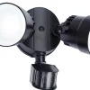 Verlichting|Ecocheques|ohgreen Shrimp wandlamp security licht met sensor zwart led 12w