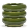 Potten En Vazen|ohgreen Sixties Sierpot l 14,5x14,5x12,5 groen