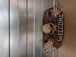 Beelden|ohgreen Skelet bord Welcome