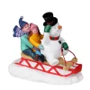 Lemax Kerstdorpen|ohgreen Sledding with frosty
