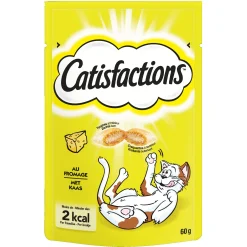 Kat Voeding|ohgreen Snack voor katten | catisfaction kaas 60g