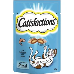 Kat Voeding|ohgreen Snack voor katten | catisfaction zalm 60g